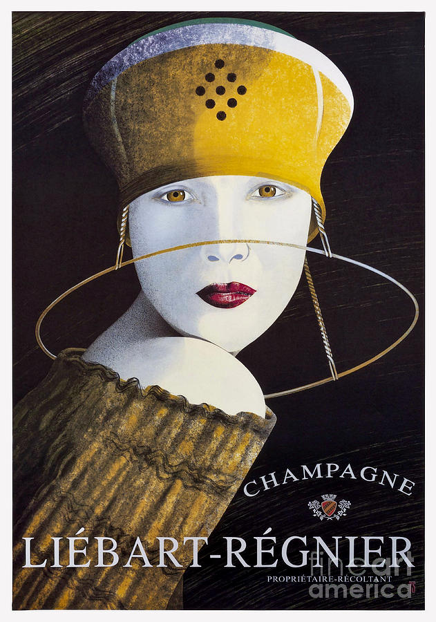 Vintage Photograph - Lierbart Regnier Champagne  by Jon Neidert