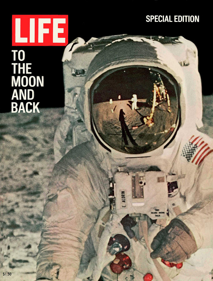 Space Photograph - LIFE Cover August 11 1969 by Nasa