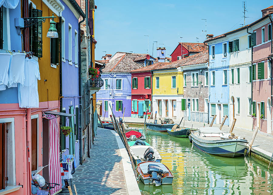 Venice Photograph - Life in Burano by Marla Brown