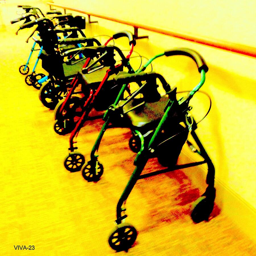 Wheelchairs Digital Art - Life In The Fast Lane by VIVA Anderson