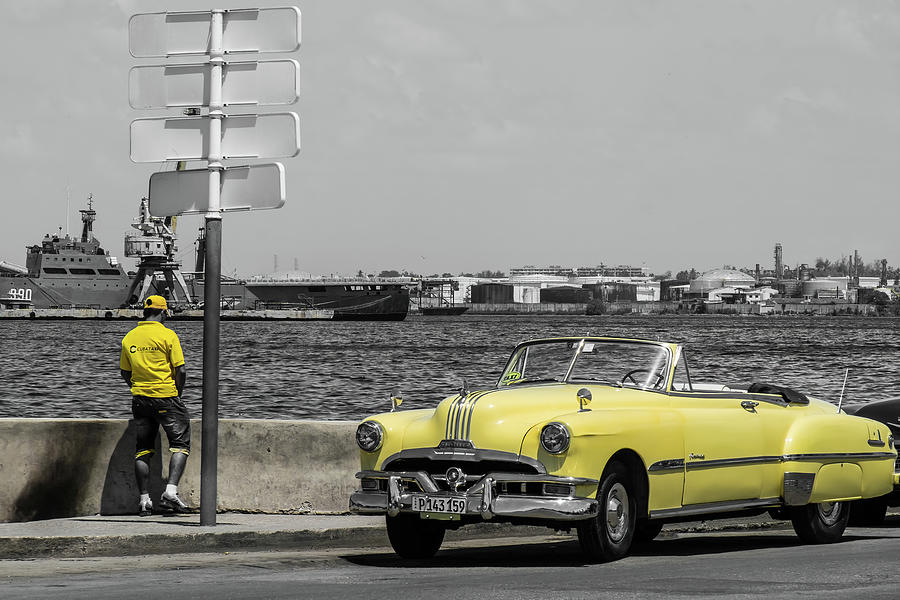 Life in yellow. Havana. Cuba Photograph by Lie Yim