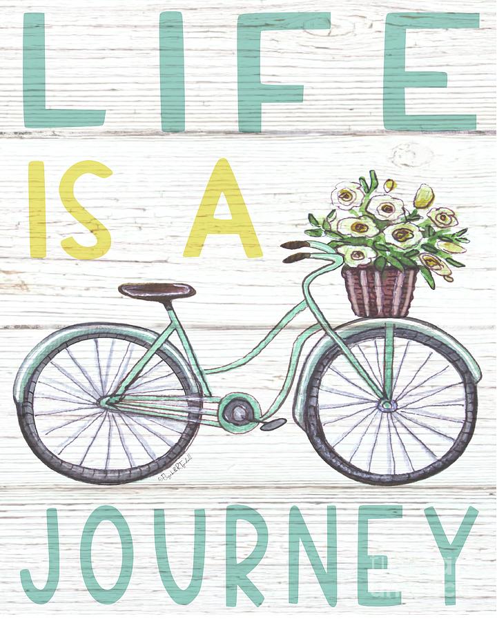 Life is a Journey  Painting by Elizabeth Robinette Tyndall