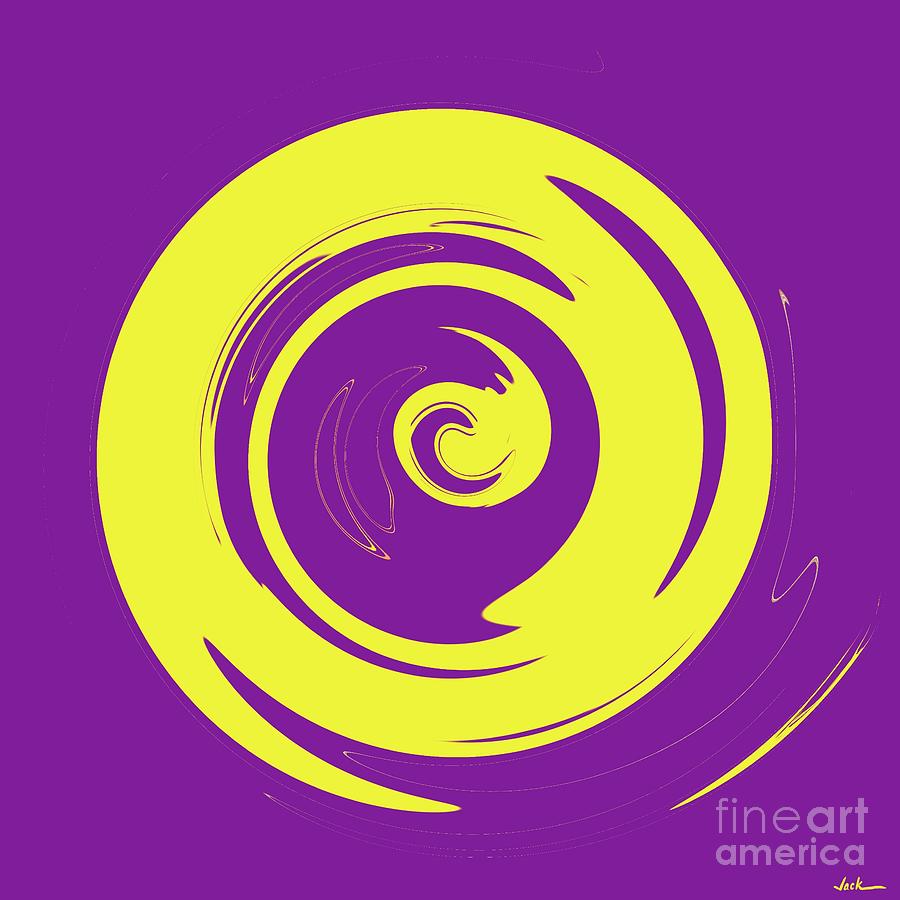 Life Is A Yoyo Painting by Jack Bunds Life Is A Yoyo Painting by Jack Bunds