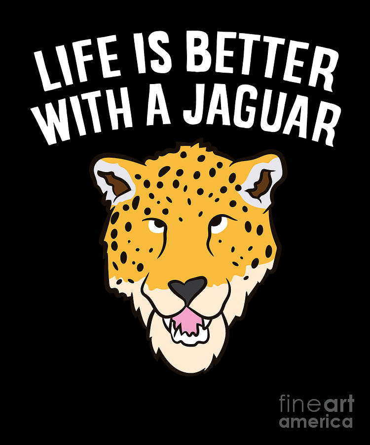 Just a Girl Who Loves Jaguars Funny Jaguar Women Girl T-Shirt