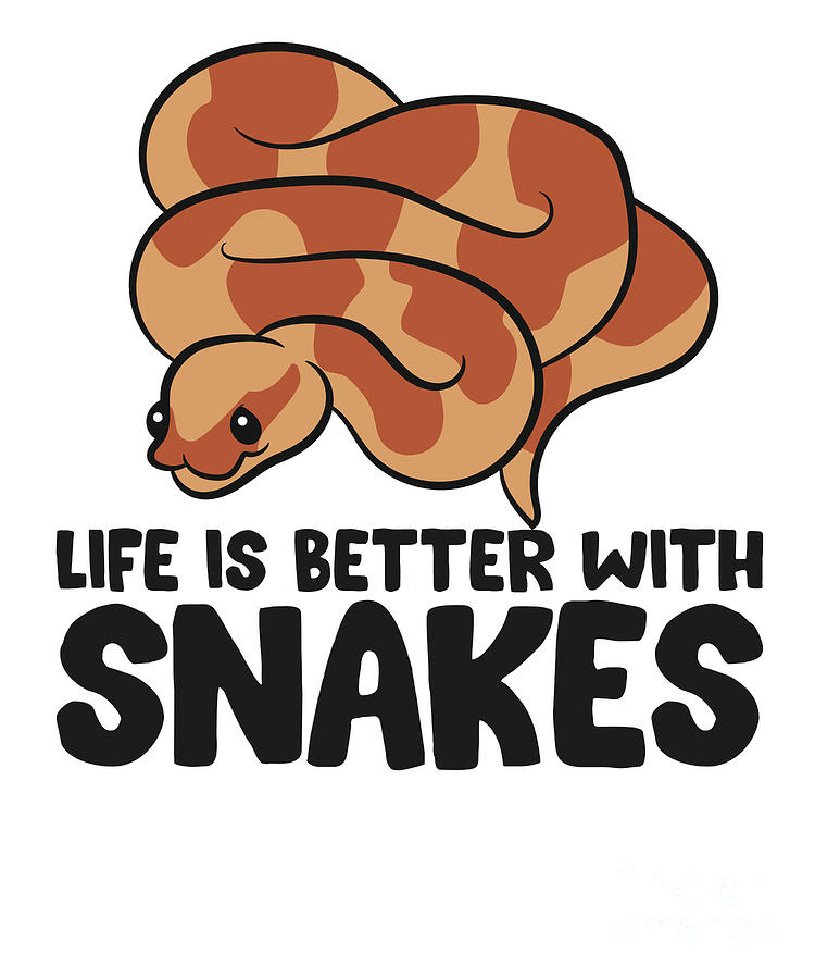 Life Is Better With Snakes Tapestry - Textile by EQ Designs - Fine Art ...