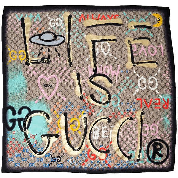 Download Life is Gucci Tapestry - Textile by Gucci