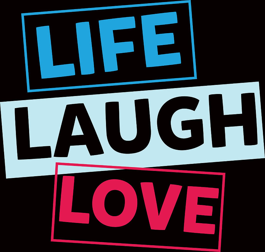 Life Laugh Love Poster boy Painting by Tracy Graham | Fine Art America