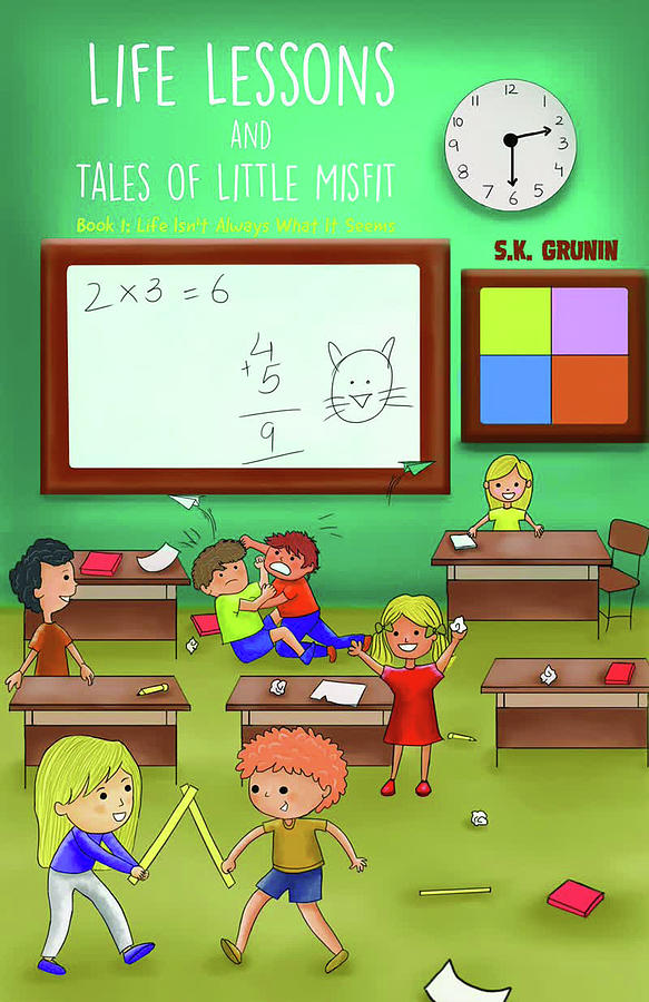 Life Lessons and Tales of Little MisFit Book 1  Life Isnt Always What It Seems Drawing by Susan Grunin