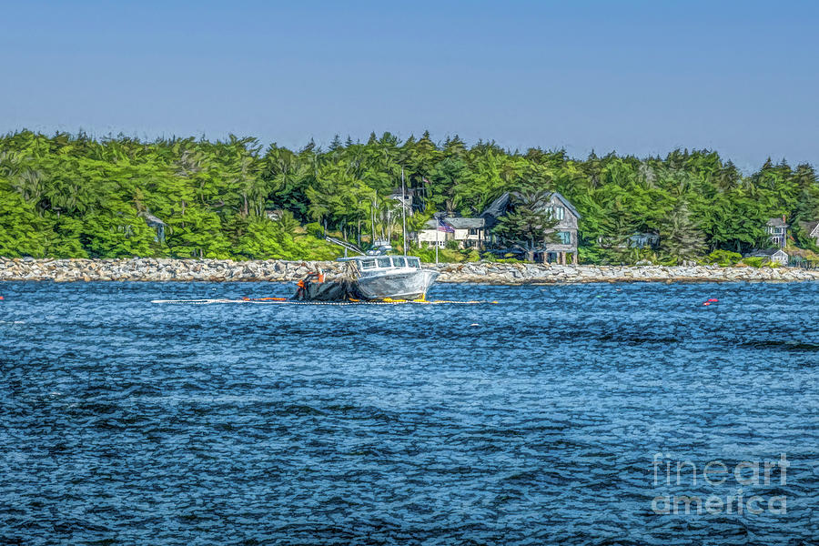 Life of a Maine Fisherman Photograph by Elizabeth Dow