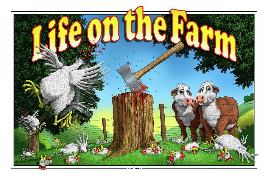 Life on the Farm Digital Art by Scott Ross