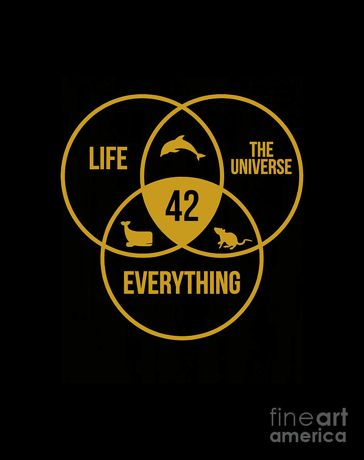 Life The Universe And Everything 42 Digital Art By Denis Rasendra ...