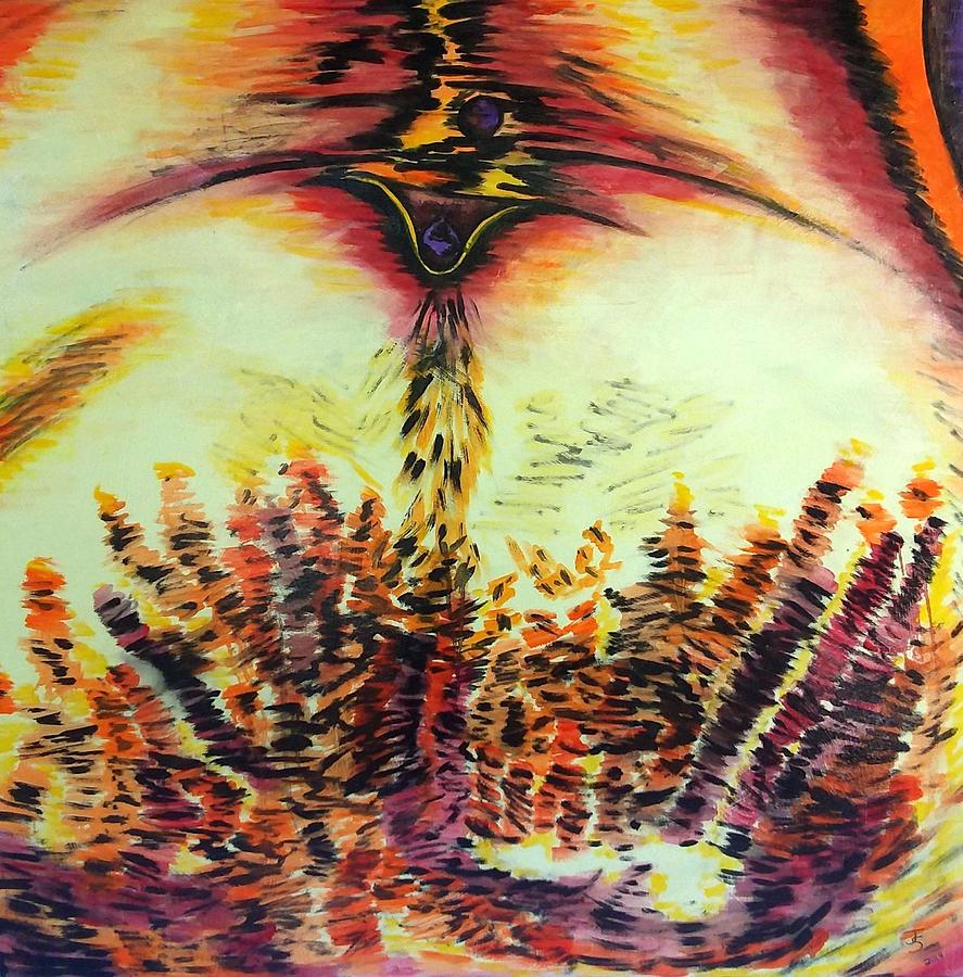 Life Through Fire Painting by Joanne Stowell