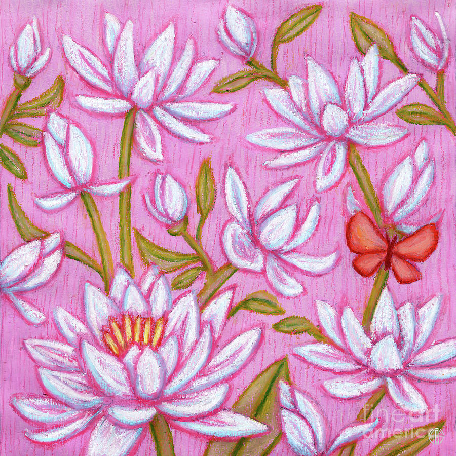 Magnolia Movie Painting - Life Unfolding. Wildflora by Amy E Fraser