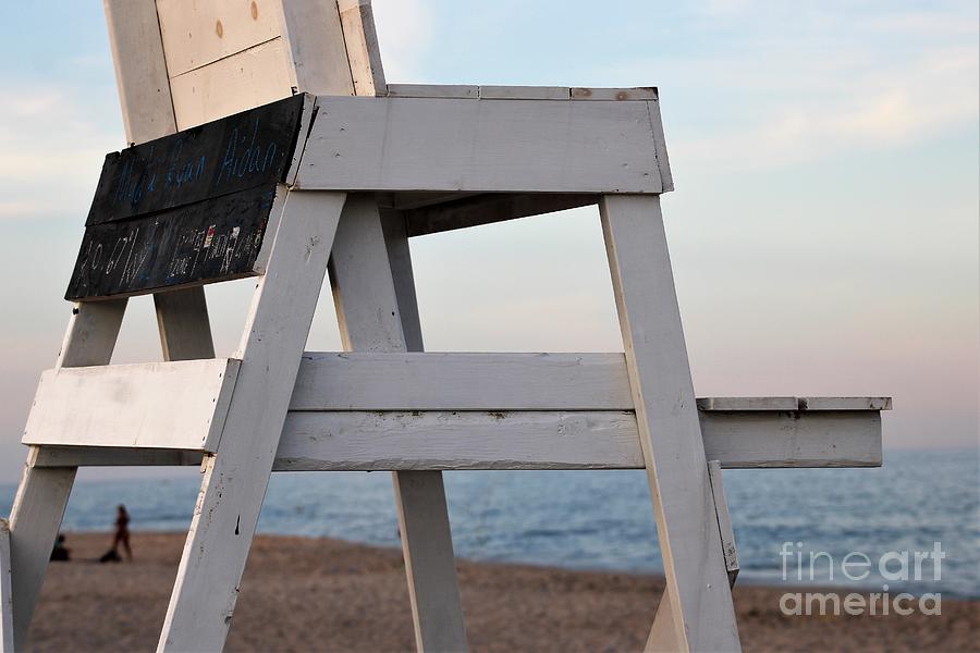 LBI Lifeguard Chair Photograph by Dwayne Lenker Fine Art America