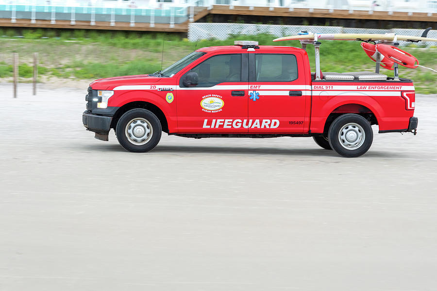 Lifeguard EMT Truck Photograph by Bradford Martin