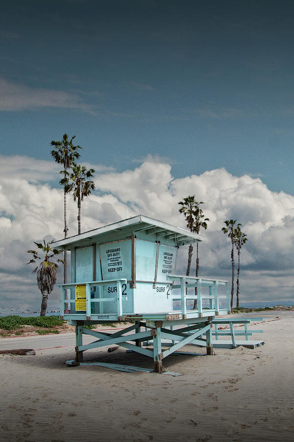 Lifeguard Station at Cabrillo Beach Photograph by Randall Nyhof