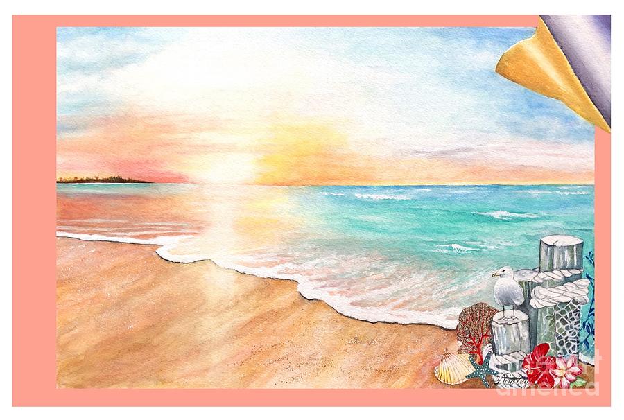 Lifes A Beach Painting by Fine Art By Edie
