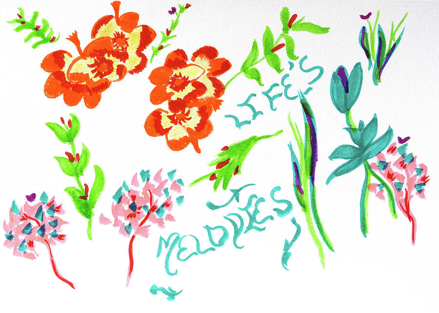 Lifes Melodes Drawing by Meryl Goudey