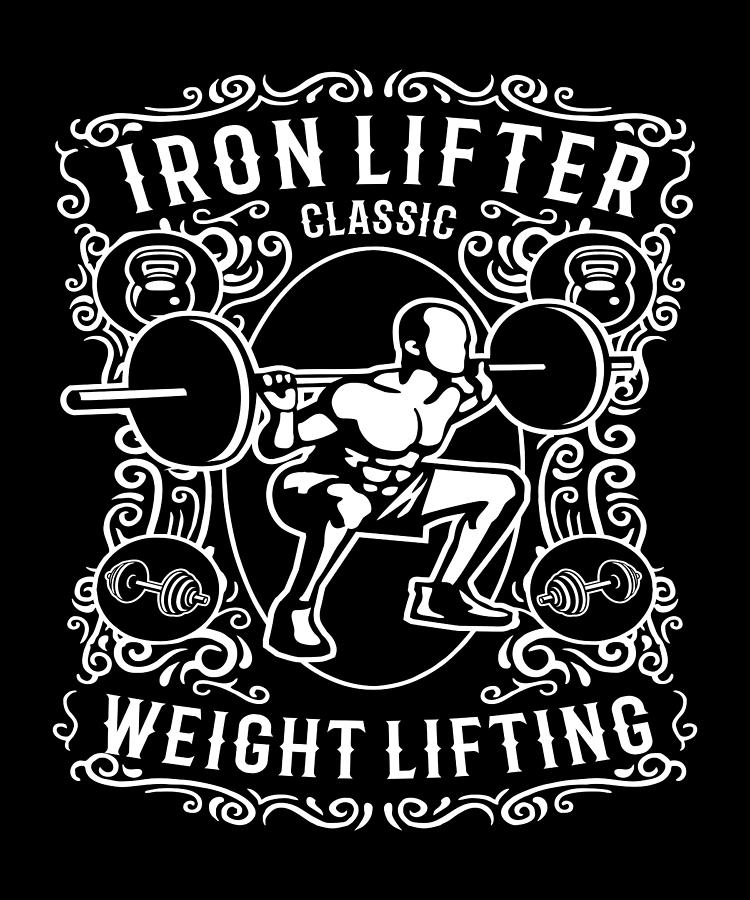 Lifter Gym Work Classic Weightlifting Weightlifter Digital Art By Florian Dold Art Fine Art
