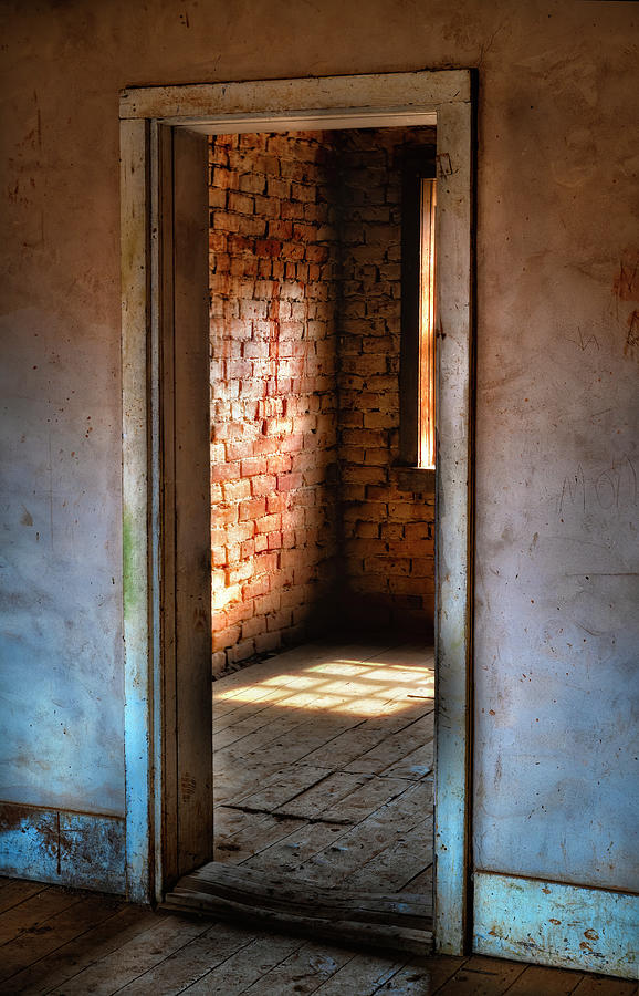 Light and Colors Ghost Town Door Photograph by Michael Ash