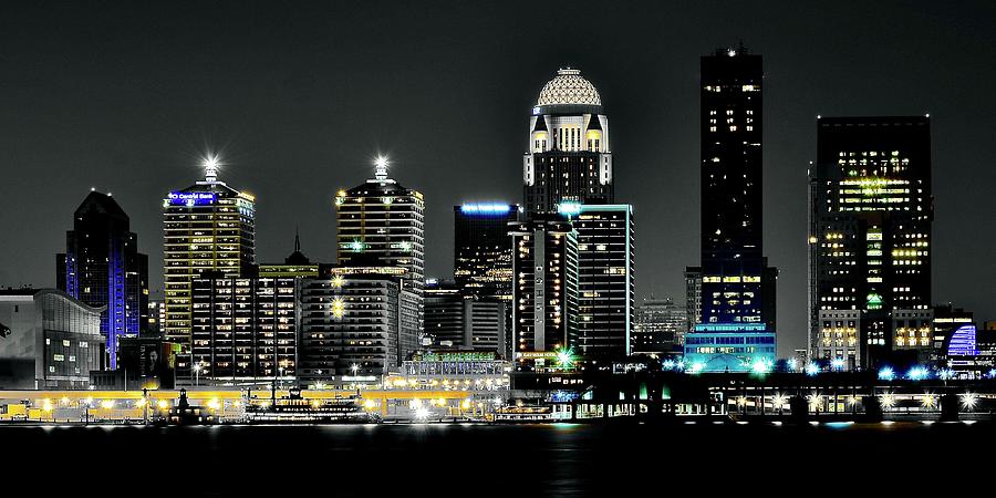 Louisville Photograph - Light and Dark in Louisville by Frozen in Time Fine Art Photography