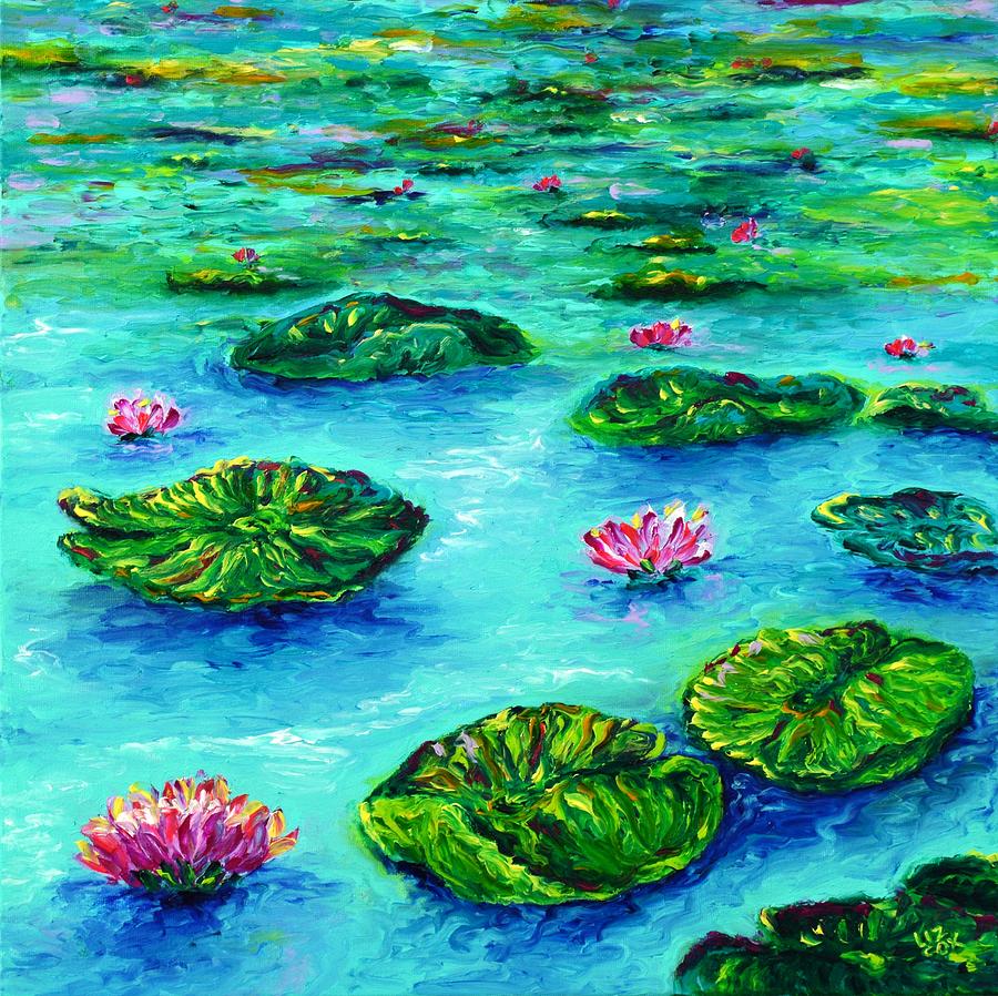 Light and Lilies Painting by Elizabeth Cox