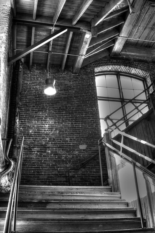 Light and Shadow In A Stairwell Photograph by Carol Montoya - Fine Art ...