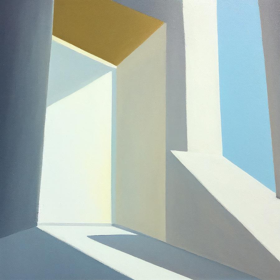 Architecture Painting - Light and Shadow Nr.7 by My Head Cinema