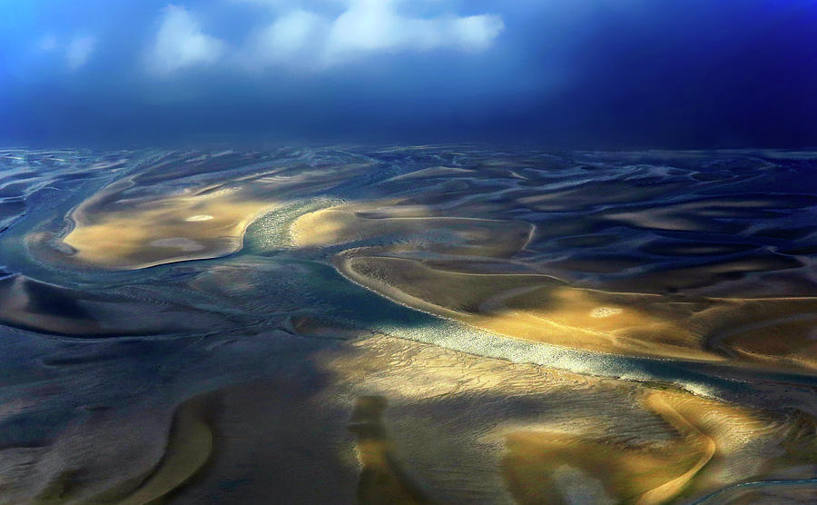 Light and Shadow on the North Sea Photograph by Angelika Vogel