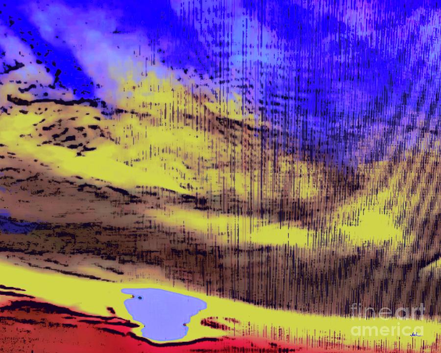 Sunrise Painting - Light and sound waves by Jack Bunds Sunrise Painting - Light and sound waves by Jack Bunds