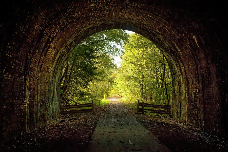 Light at the End of the Tunnel Photograph by Skip Tribby