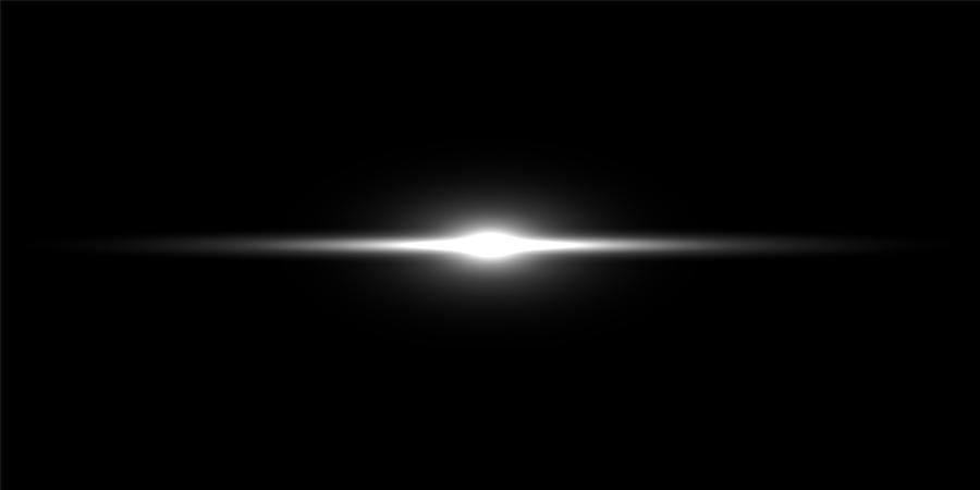 Light beam on black background. Vector flash light. Drawing by Dimitris66