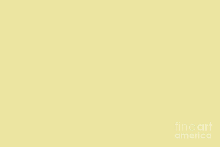 Light Buttercup Yellow Solid Color Pairs To Pairs To Sherwin Williams Venetian Yellow Sw 1666 Digital Art By Simply Solids