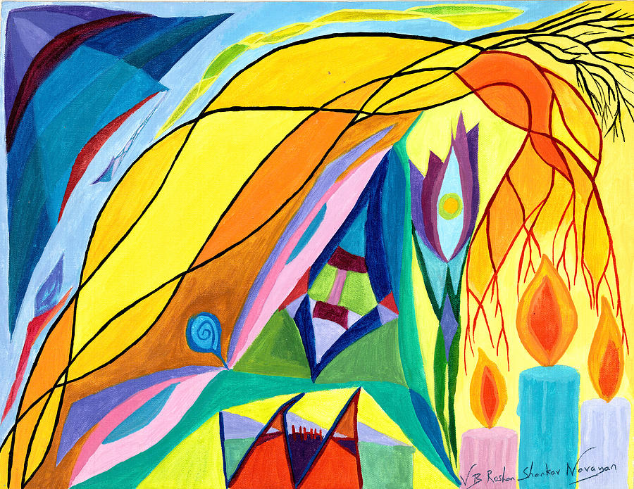 light Energy Ignition Painting by B Aswin Roshan light Energy Ignition Painting by B Aswin Roshan