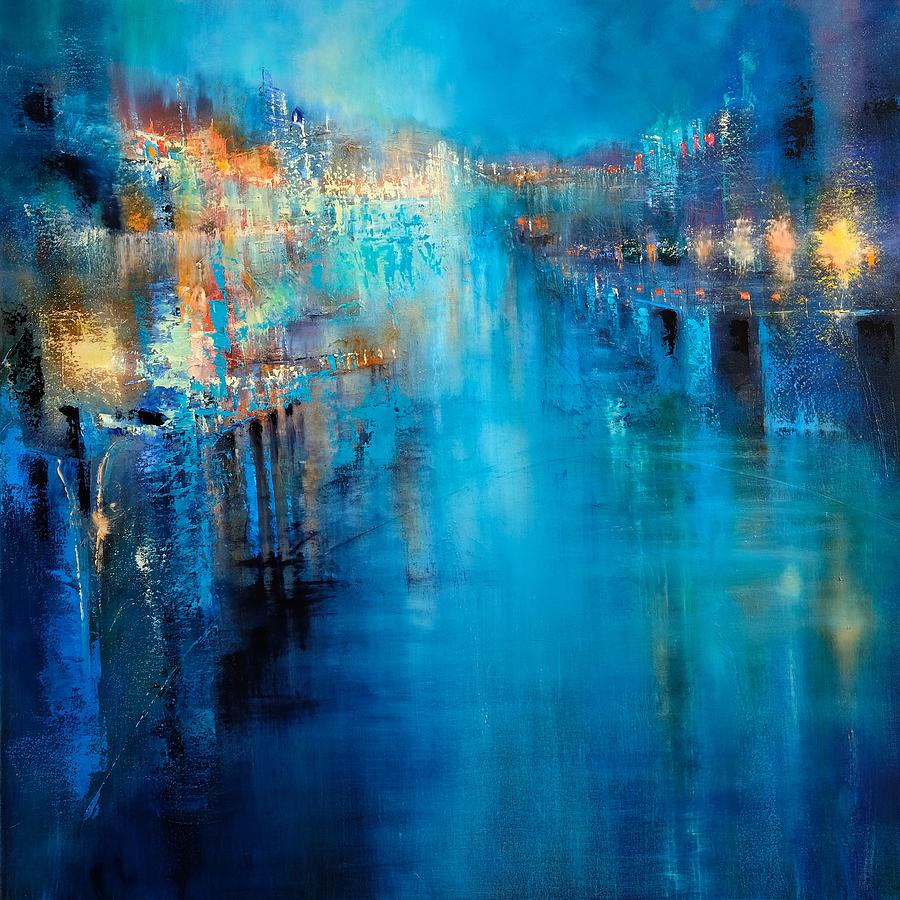 Light flood - illuminated Painting by Annette Schmucker