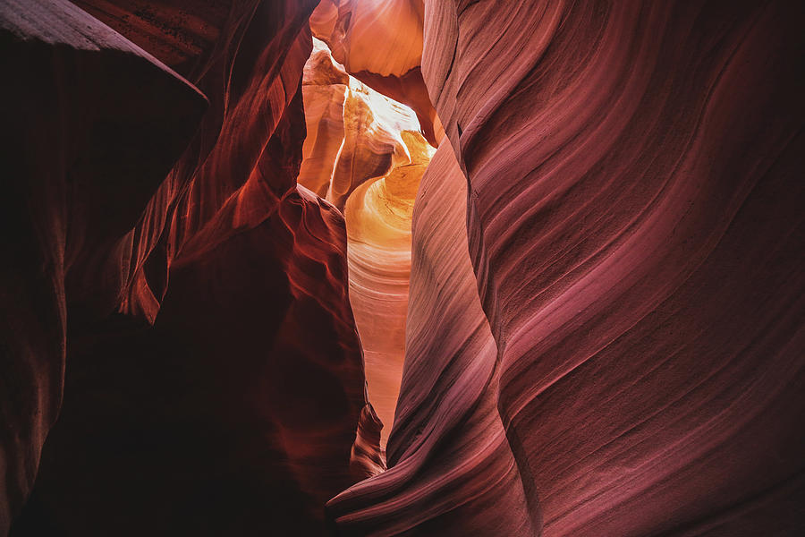 Light In Antelope Canyon Photograph by Alberto Zanoni