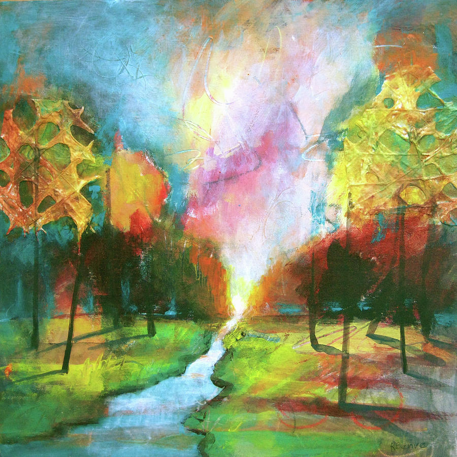 Light in Between Painting by Robie Benve