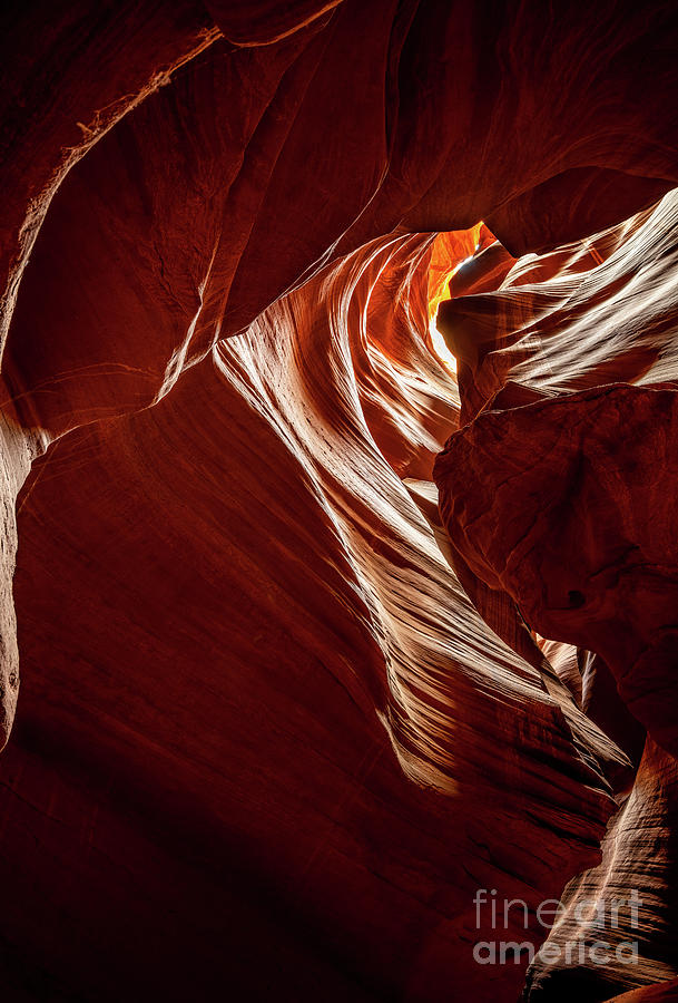 Pattern Photograph - Light in the Canyon by Jamie Pham