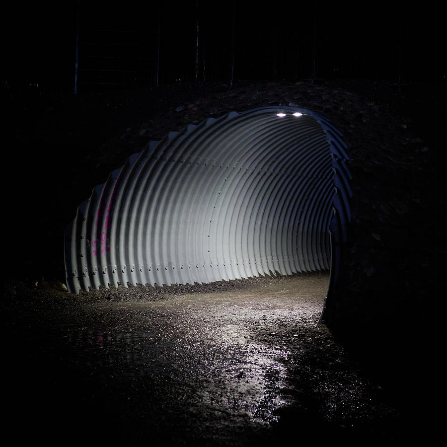 Light in the tunnel Photograph by Jouko Lehto