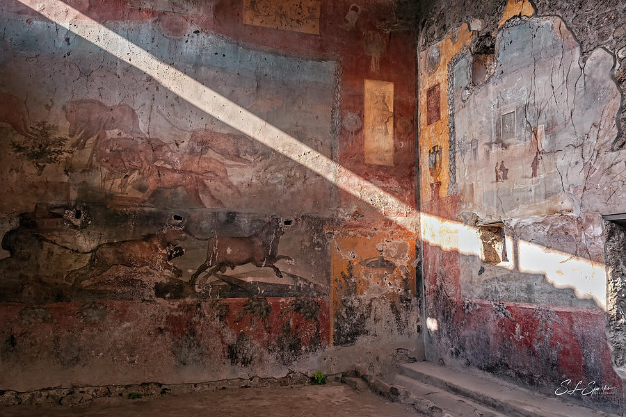 Light on Pompeii Past Photograph by Steven Sparks