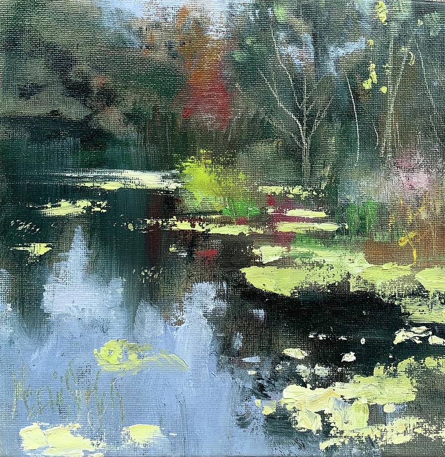 Light on the Duckweed Painting by Maggii Sarfaty
