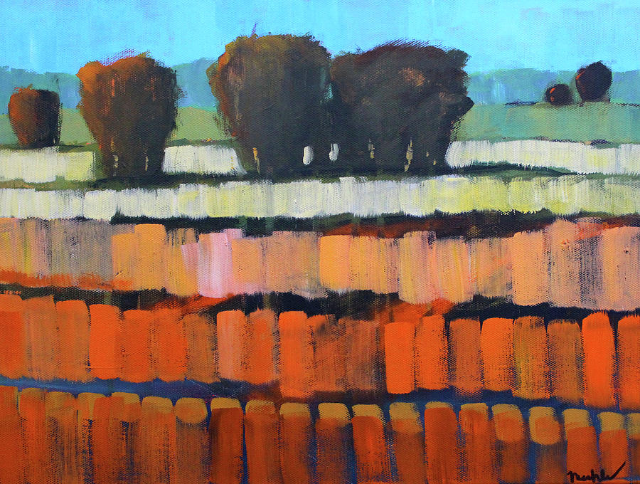 Light on the Field Painting by Nancy Merkle