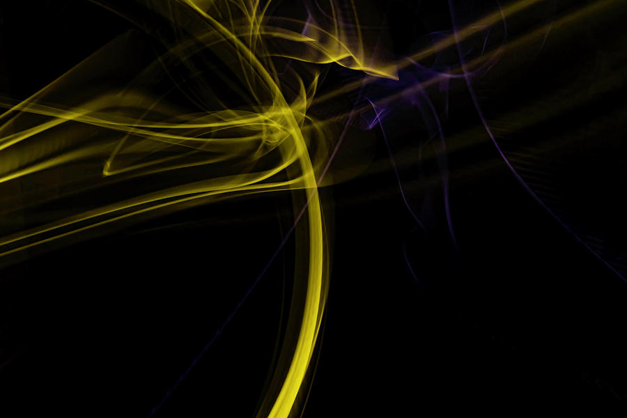 Light painting abstract Photograph by Sven Brogren