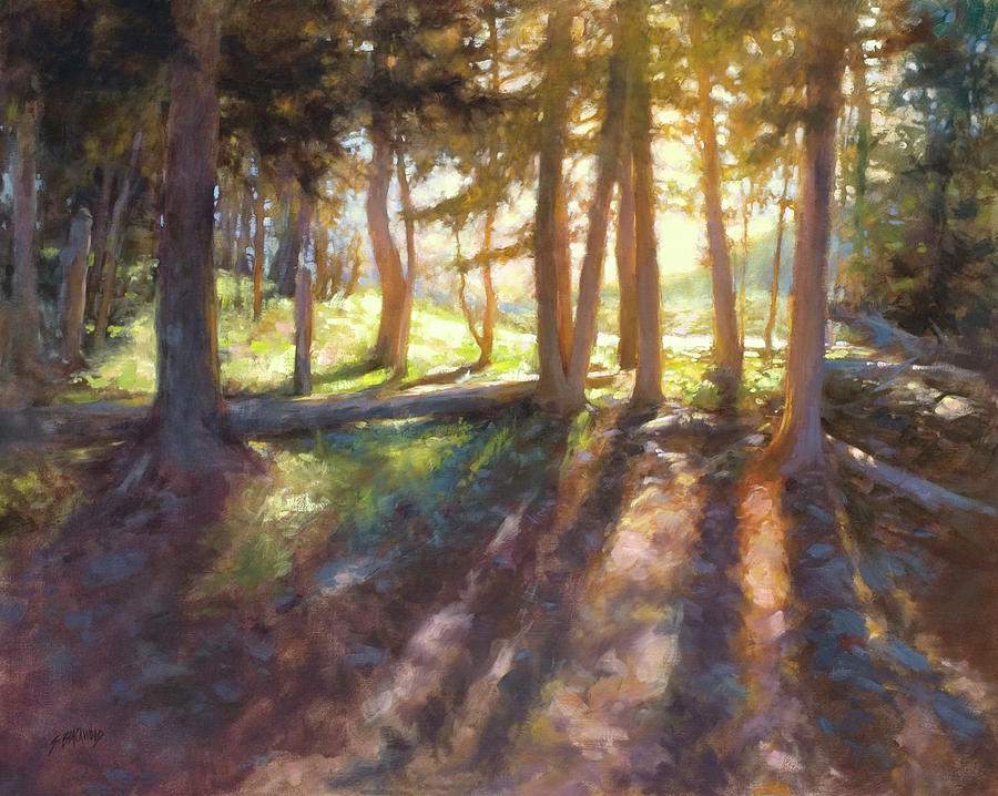 Light Passages Painting by Susan Blackwood