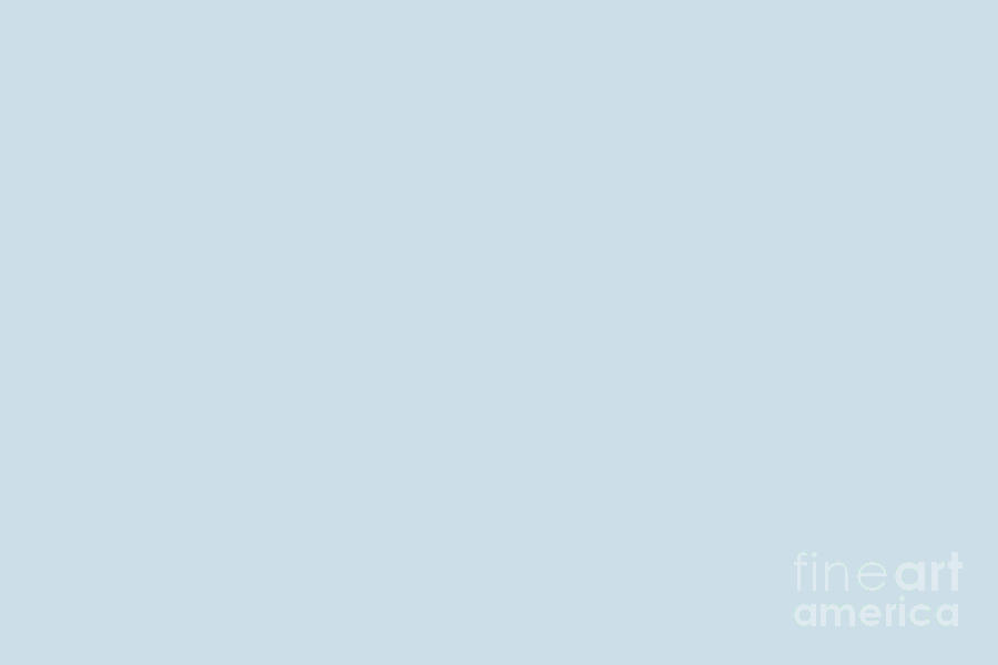 Light Pastel Blue Solid Color Behr 2021 Color of the Year Accent Shade Blue  Me Away M510-1 Digital Art by PIPA Fine Art - Simply Solid - Fine Art  America