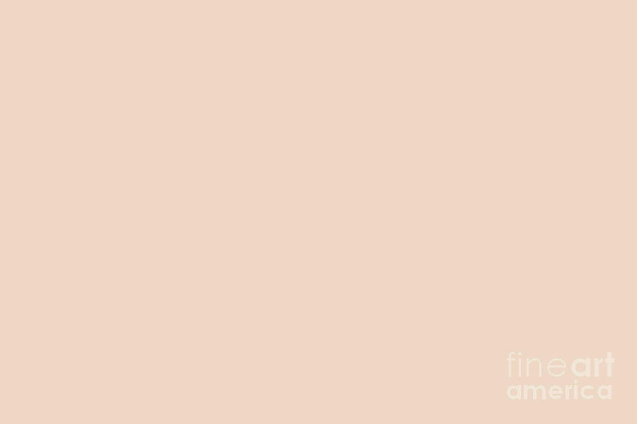 Light Pastel Pink Peach Solid Color Pairs To Dunn and Edwards Natural Tan  Digital Art by PIPA Fine Art - Simply Solid