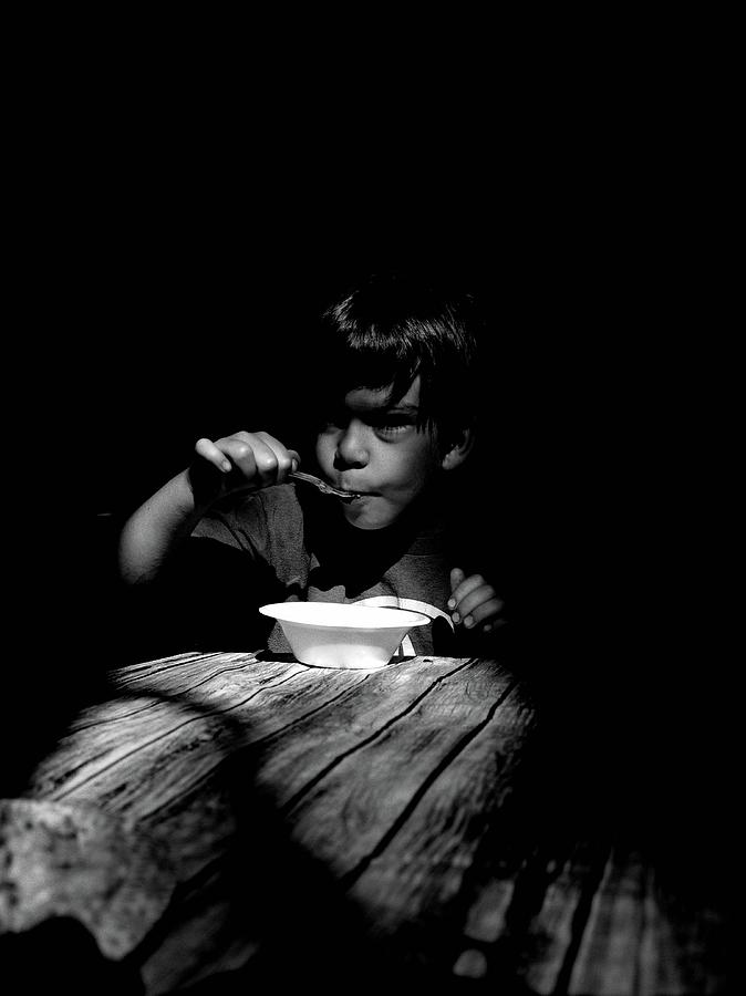 Light, Shadows, And Cereal Photograph