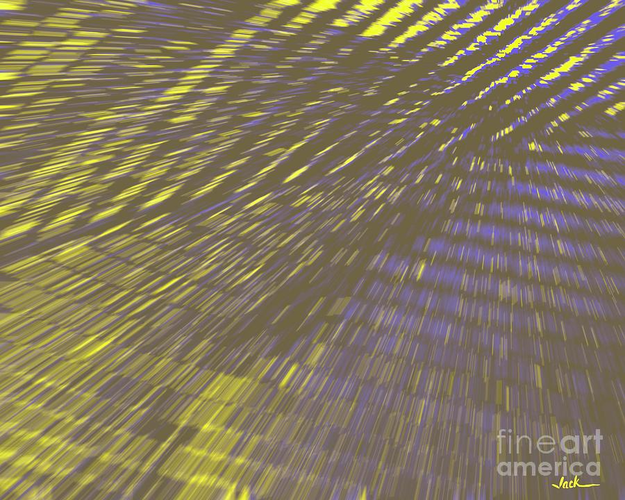 Abstract Painting - Light Shingles by Jack Bunds Abstract Painting - Light Shingles by Jack Bunds