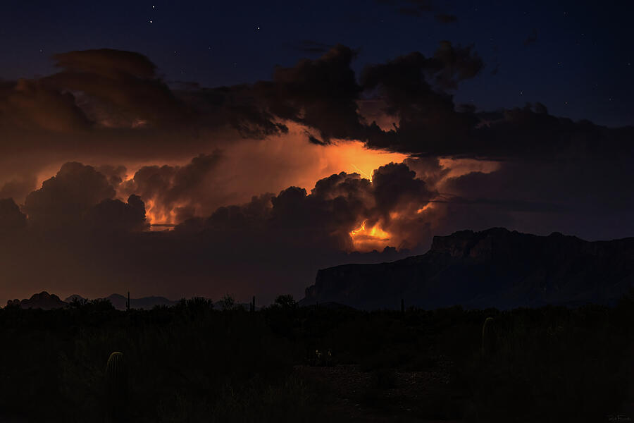 Light Show in the Desert Photograph by Rick Furmanek
