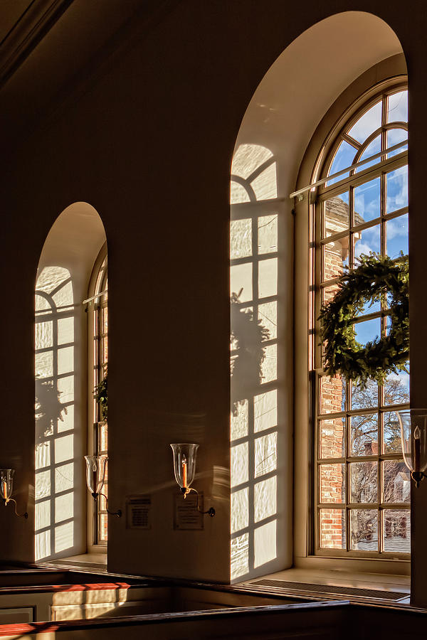Light Through The Church Window Photograph